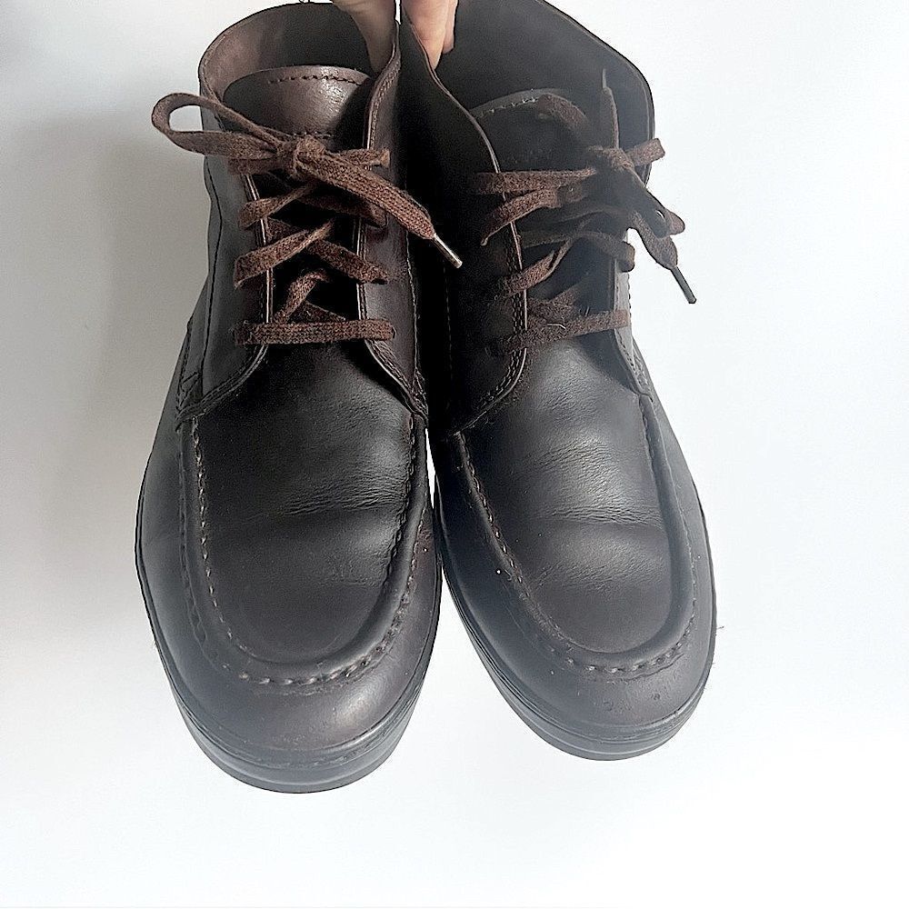 Tod's Brown Leather Lace Up Chelsea Boots Size Men’s 6.5 US